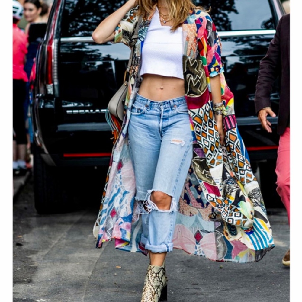 5⭐️Boho Wild Print Kimono - Picture 12 of 13